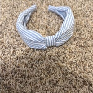 Blue and White Striped Headband Kids JCrew Headbanf